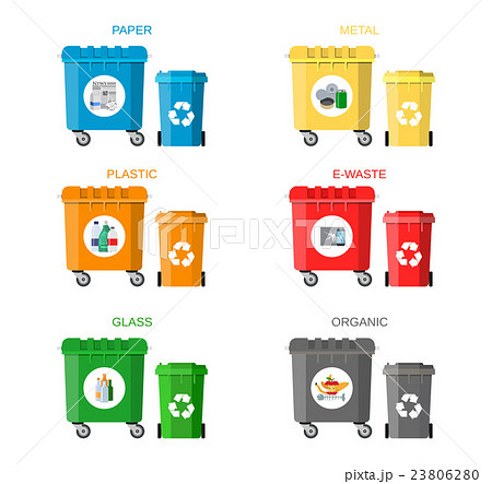 Waste Management Conceptのイラスト素材