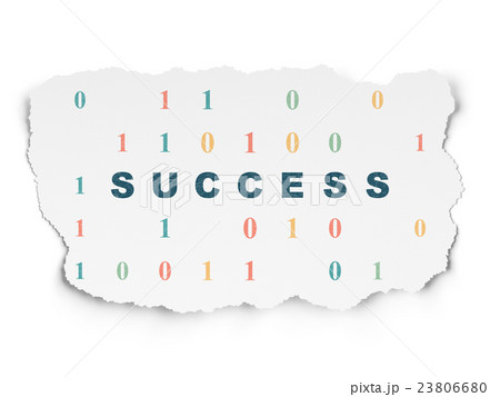 Finance concept: Success on Torn Paper background 23806680