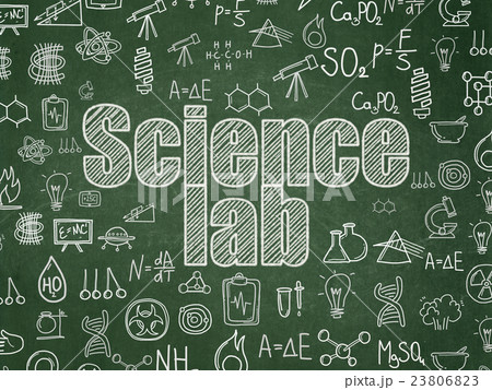 Science concept: Science Lab on School board 23806823
