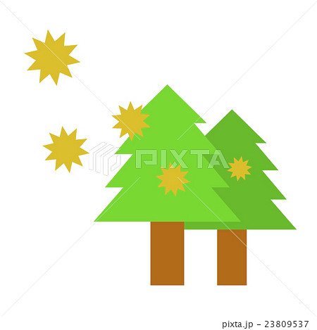 飛散する花粉 23809537