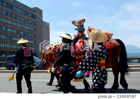 旭橋を通るチャグチャグ馬コ 旭橋を通るチャグチャグ馬コ 23809587