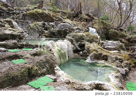 岩尾別温泉の露天風呂（知床） 23810006
