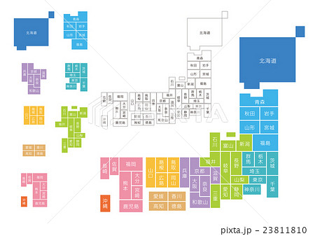 日本地図 23811810