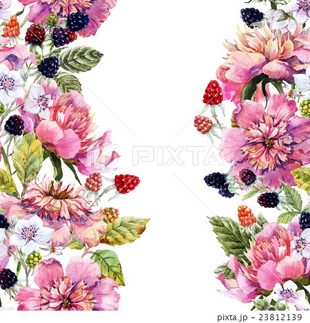 Watercolor floral composition 23812139