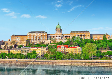Budapest Royal Castle at morning time. Hungary. Budapest Royal Castle at morning time. Hungary. 23812376