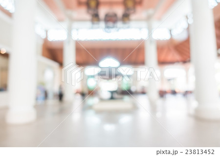 Abstract blur hotel lobby interior 23813452