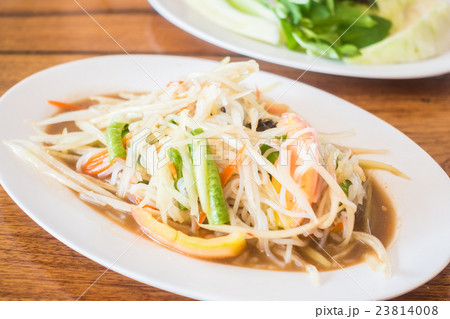Papaya salad Papaya salad 23814008