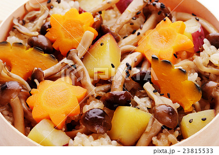 きのこご飯のお弁当 23815533