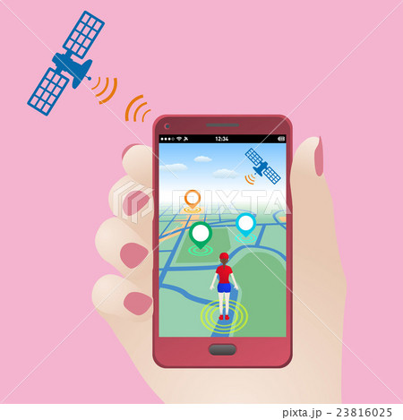 位置情報を利用したスマホゲーム 位置情報を利用したスマホゲーム 23816025