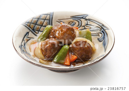 肉団子の甘酢あんかけ 肉団子の甘酢あんかけ 23816757