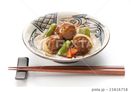 肉団子の甘酢あんかけ 肉団子の甘酢あんかけ 23816758