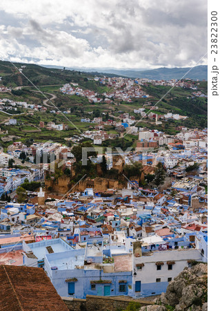 View over the Kasbah of Chefchaouen, Morocco View over the Kasbah of Chefchaouen, Morocco 23822300