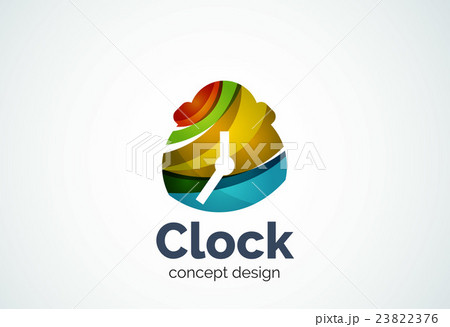 Clock logo template, time management business Clock logo template, time management business 23822376