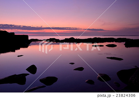 留萌の夕日 留萌の夕日 23824306