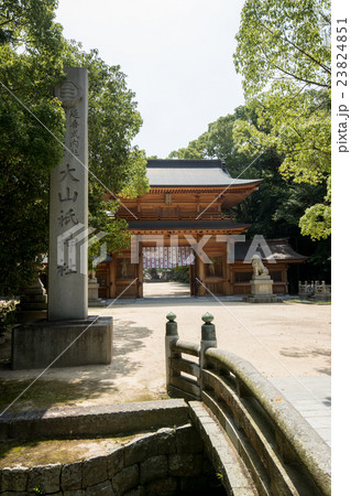 大山祇神社(愛媛県今治市大三島)を望む自然景観 大山祇神社(愛媛県今治市大三島)を望む自然景観 23824851