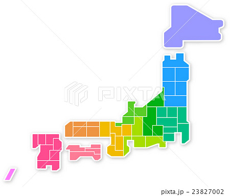 日本地図 23827002