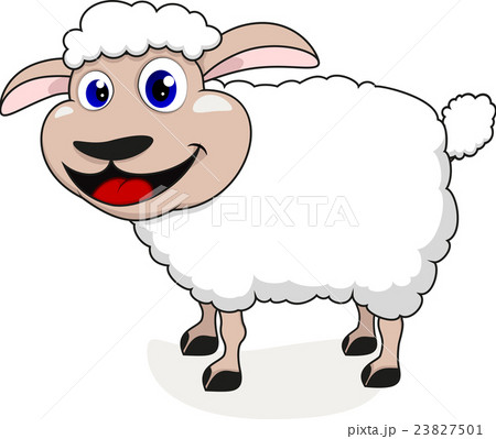 Happy Sheep cartoon 23827501