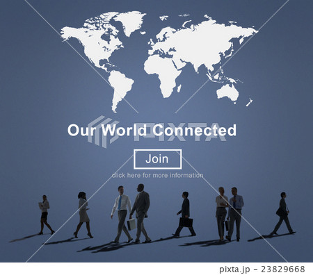 Our World Connected Social Networking Interconnection Concept Our World Connected Social Networking Interconnection Concept 23829668