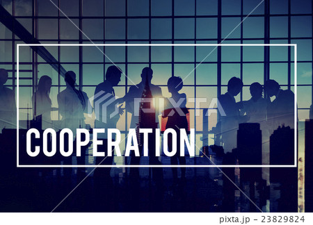 Copperation Cooperate Connection Collaboration Teamwork Concept 23829824