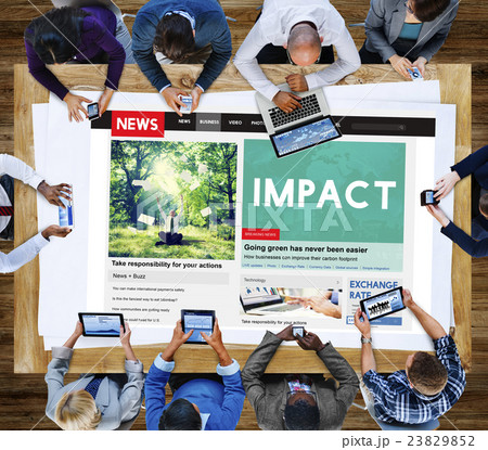 Impact Inspire Effect Collision Impression Concept 23829852
