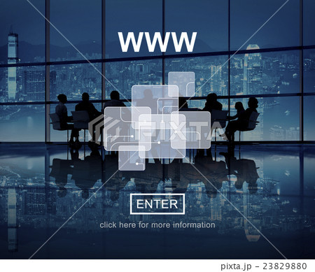 WWW Web Website Media Connection Internet Concept 23829880