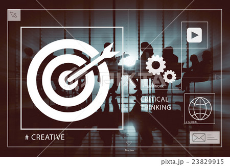 Group of Business People Meeting Back Lit Concept 23829915