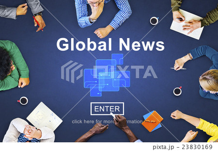 Global News Online Technology Update Concept Global News Online Technology Update Concept 23830169