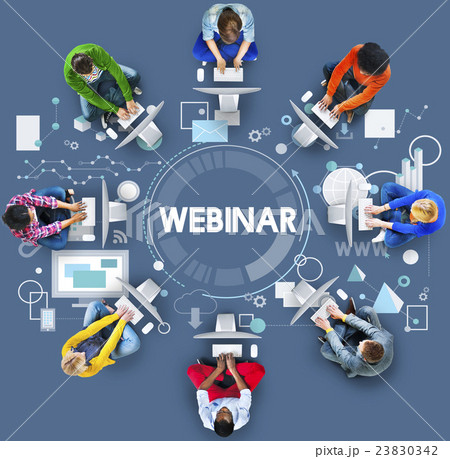 Webinar Seminar Online Conference Concept Webinar Seminar Online Conference Concept 23830342