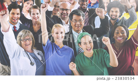 Celebrating Diverse People Various Occupations Concept Celebrating Diverse People Various Occupations Concept 23830534