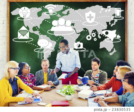 Social Network Sharing Global Communications Connection Concept 23830535