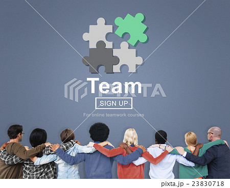Team Teamwork Homepage Collaboration Concept 23830718