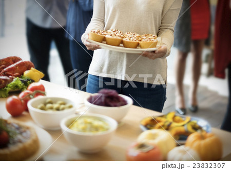 Dessert Cake Sweet Coffee Party Concept 23832307