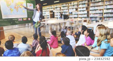 Classroom Learning Geographhy Students Study Concept 23832592
