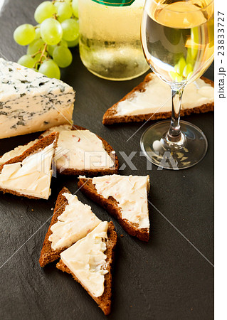 toast with cheese and wine toast with cheese and wine 23833727