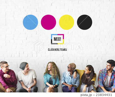 Color Mix Creativity Design Click Concept Color Mix Creativity Design Click Concept 23834431
