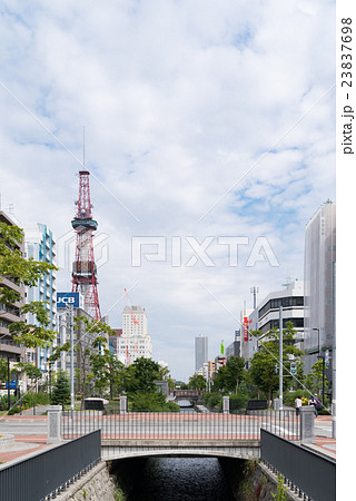 札幌の創成川からの風景 札幌の創成川からの風景 23837698