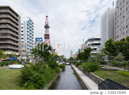 札幌の創成川からの風景 札幌の創成川からの風景 23837699