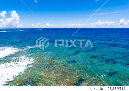 海、風景、海景、沖縄。 23839511