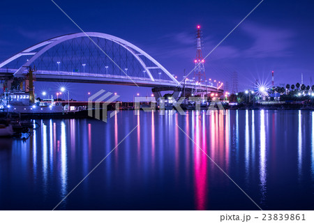 大阪府高石市 日鐵住金住建 工場夜景  大阪府高石市 日鐵住金住建 工場夜景  23839861