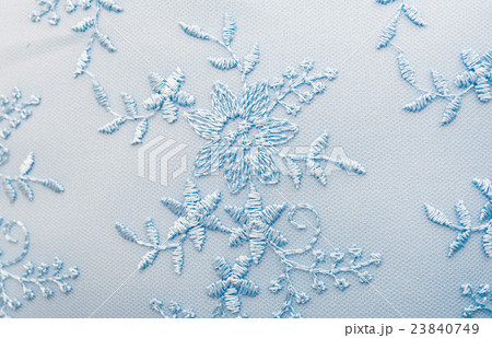 Blue guipure, embroidery 23840749