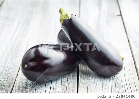 tasty fresh eggplants 23841480
