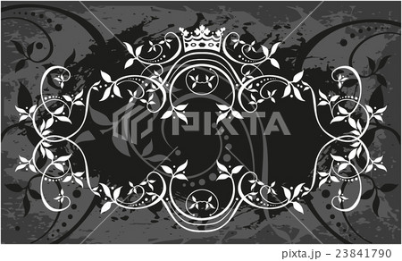 Decorative frame with crown Decorative frame with crown 23841790