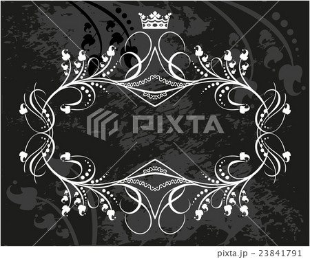 Decorative frame with crown 23841791