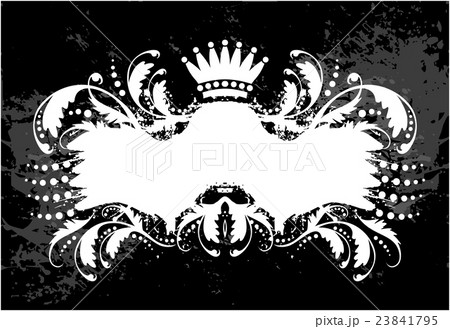 Decorative frame with crown 23841795