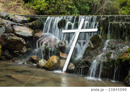 White Cross Waterfall 23845090