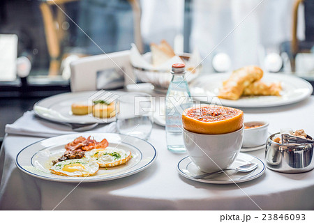 breakfast in the restaurant breakfast in the restaurant 23846093