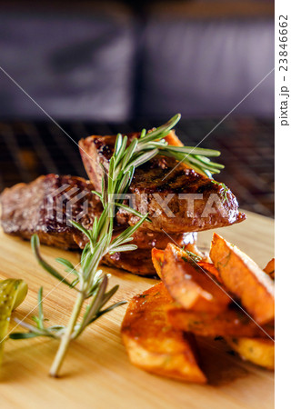 tasty steak with sauce tasty steak with sauce 23846662