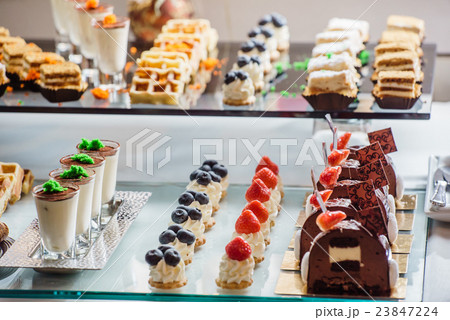 pastries on the brunch table 23847224