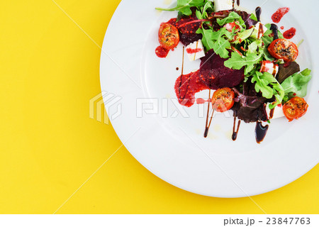salad with beetroot salad with beetroot 23847763
