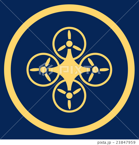 Drone Flat Icon Drone Flat Icon 23847959